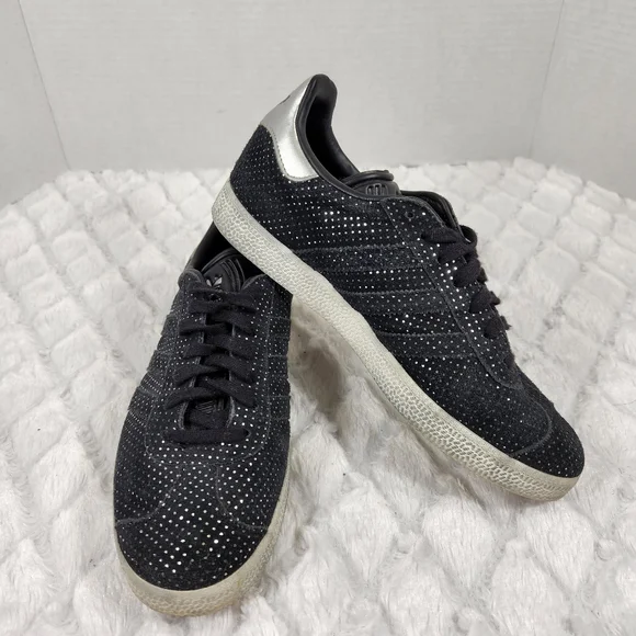 adidas gazelle silver green womens Adidas Womens Gazelle Indoor Shoes – Extra Butter main image 0